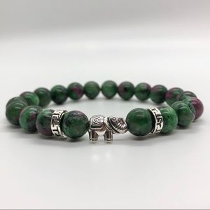Ruby Zoisite Bracelet